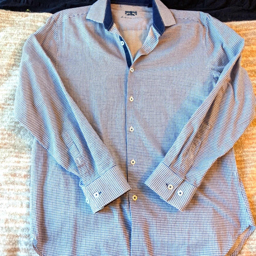 Michelsons London Button Down Shirt Size Medium